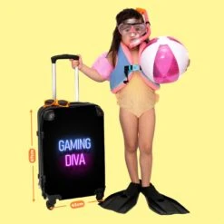 NoBoringSuitcases.com® Koffer Groot - Gaming - Quotes - Neon - Gaming Diva - Vrouwen - Trolley Koffer Met TSA-slot - Met Wielen - 90 Liter - Reiskoffer - 66 Cm 13 NoBoringSuitcases.com® Koffer Groot - Gaming - Quotes - Neon - Gaming Diva - Vrouwen - Trolley Koffer Met TSA-slot - Met Wielen - 90 Liter - Reiskoffer - 66 Cm -Kofferland Goedkope Winkel 1200x1200 643
