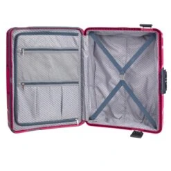 CarryOn Steward Kofferset - 2-delige TSA Trolleyset Met Kliksloten - Dubbele Wielen - Rood -Kofferland Goedkope Winkel 1200x1200 693