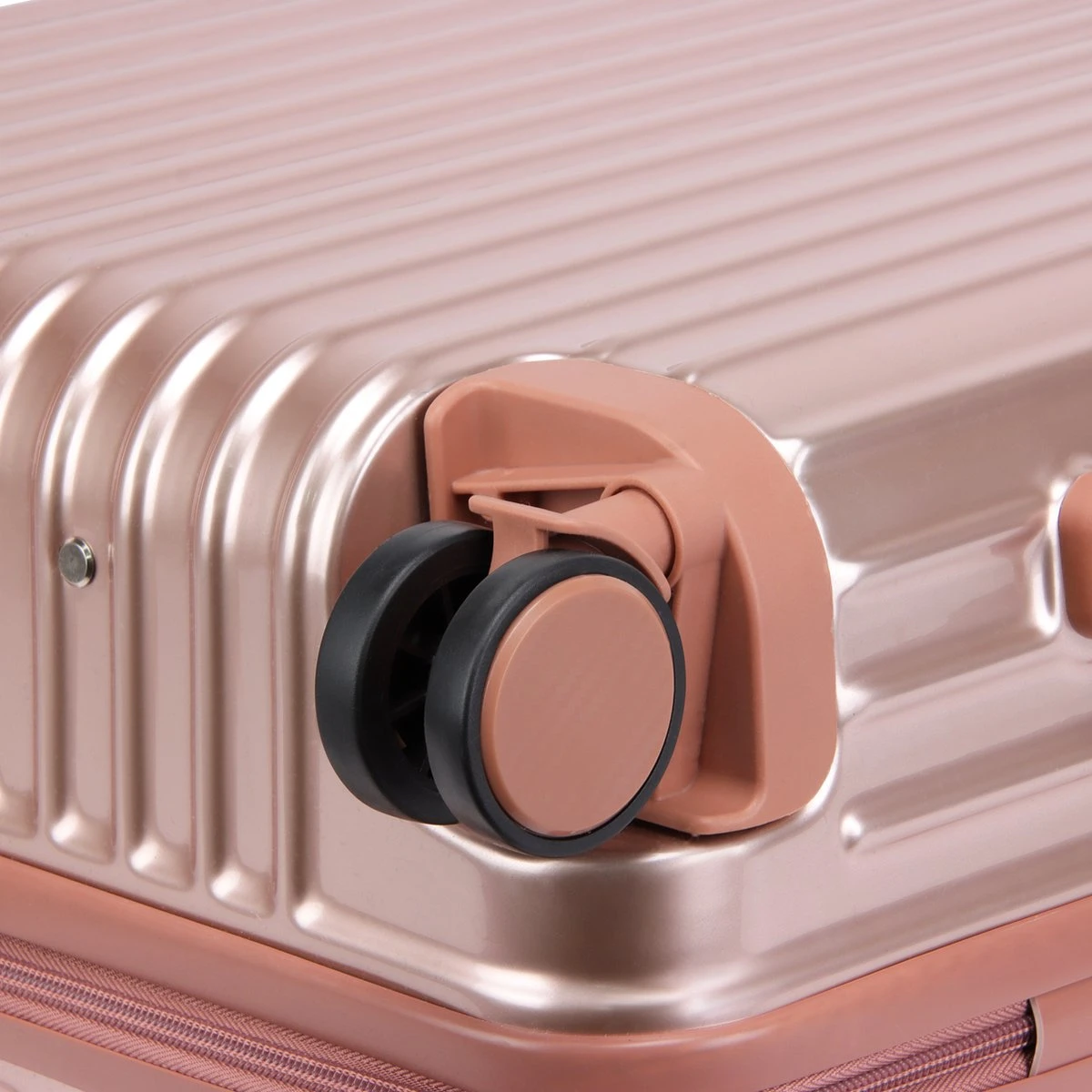 Royal Swiss - Reis Koffer - 76cm - Cijferslot- Lichtgewicht Koffer - 4 Wielen - Rose Gold 8 Royal Swiss - Reis Koffer - 76cm - Cijferslot- Lichtgewicht Koffer - 4 Wielen - Rose Gold - Afbeelding 8