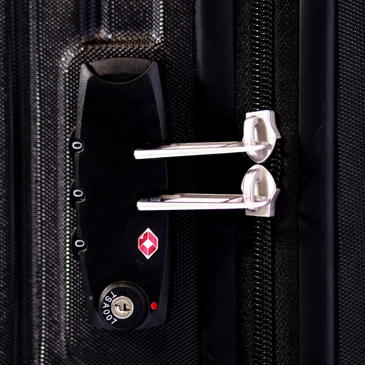 ©TROLLEYZ - Florence No.7 - Trolley - 55cm Met TSA Slot - Dubbele Wielen - 360° Spinners - 100% ABS - Handbagage Koffer In Night Black 5 ©TROLLEYZ - Florence No.7 - Trolley - 55cm Met TSA Slot - Dubbele Wielen - 360° Spinners - 100% ABS - Handbagage Koffer In Night Black - Afbeelding 5