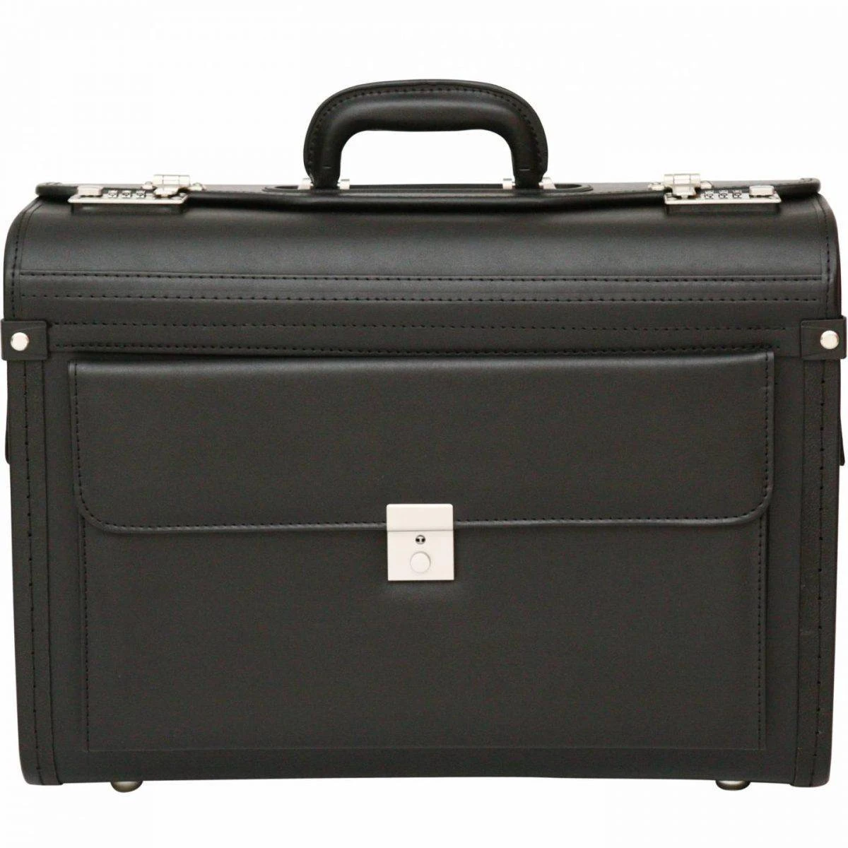 Tassia Pilotenkoffer - Handbagage - Dokterstas - Zwart (PL1620) 2 Tassia Pilotenkoffer - Handbagage - Dokterstas - Zwart (PL1620) - Afbeelding 2