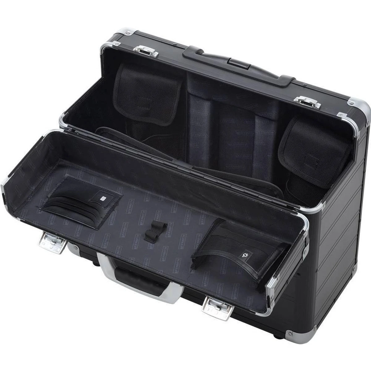 Trolley Pilotenkoffer Alumaxx - DISCOVERY Aluminium Mat Zwart 5 Trolley Pilotenkoffer Alumaxx - DISCOVERY Aluminium Mat Zwart - Afbeelding 5