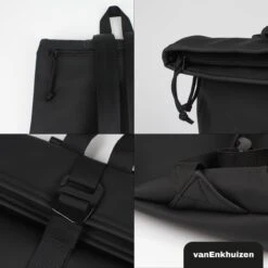 VanEnkhuizen Rolltop Rugzak 9 Liter - Waterafstotend En Thermo Materiaal - Zwart -Kofferland Goedkope Winkel 1200x1200 855
