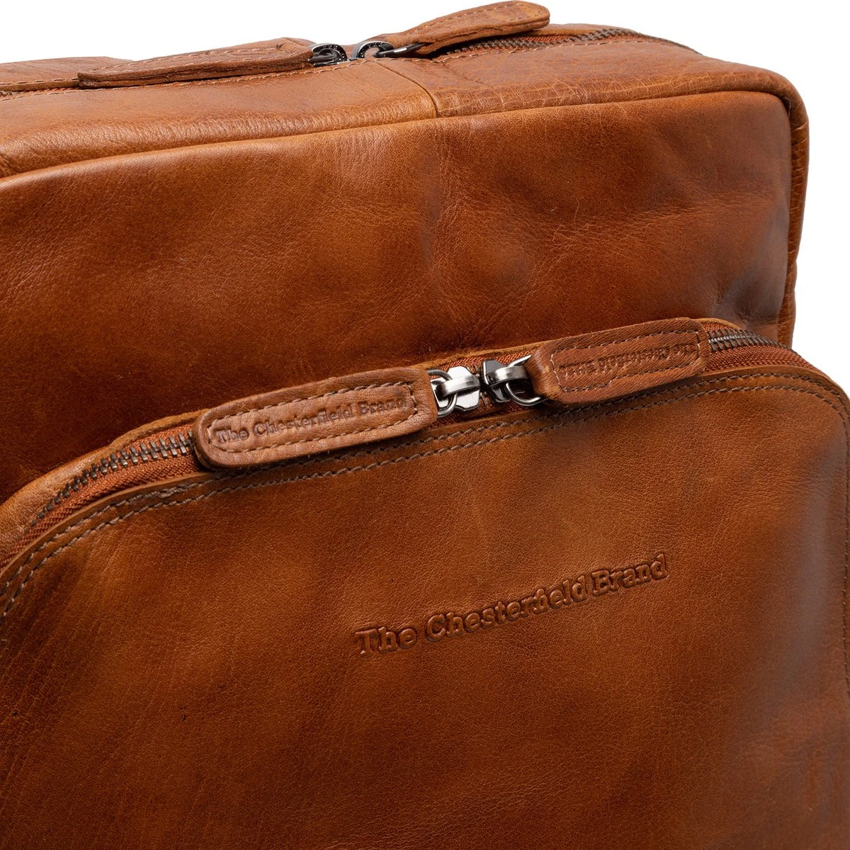 Chesterfield - 15,4 Inch Laptop Rugzak - Mack - Cognac 7 Chesterfield - 15,4 Inch Laptop Rugzak - Mack - Cognac - Afbeelding 7