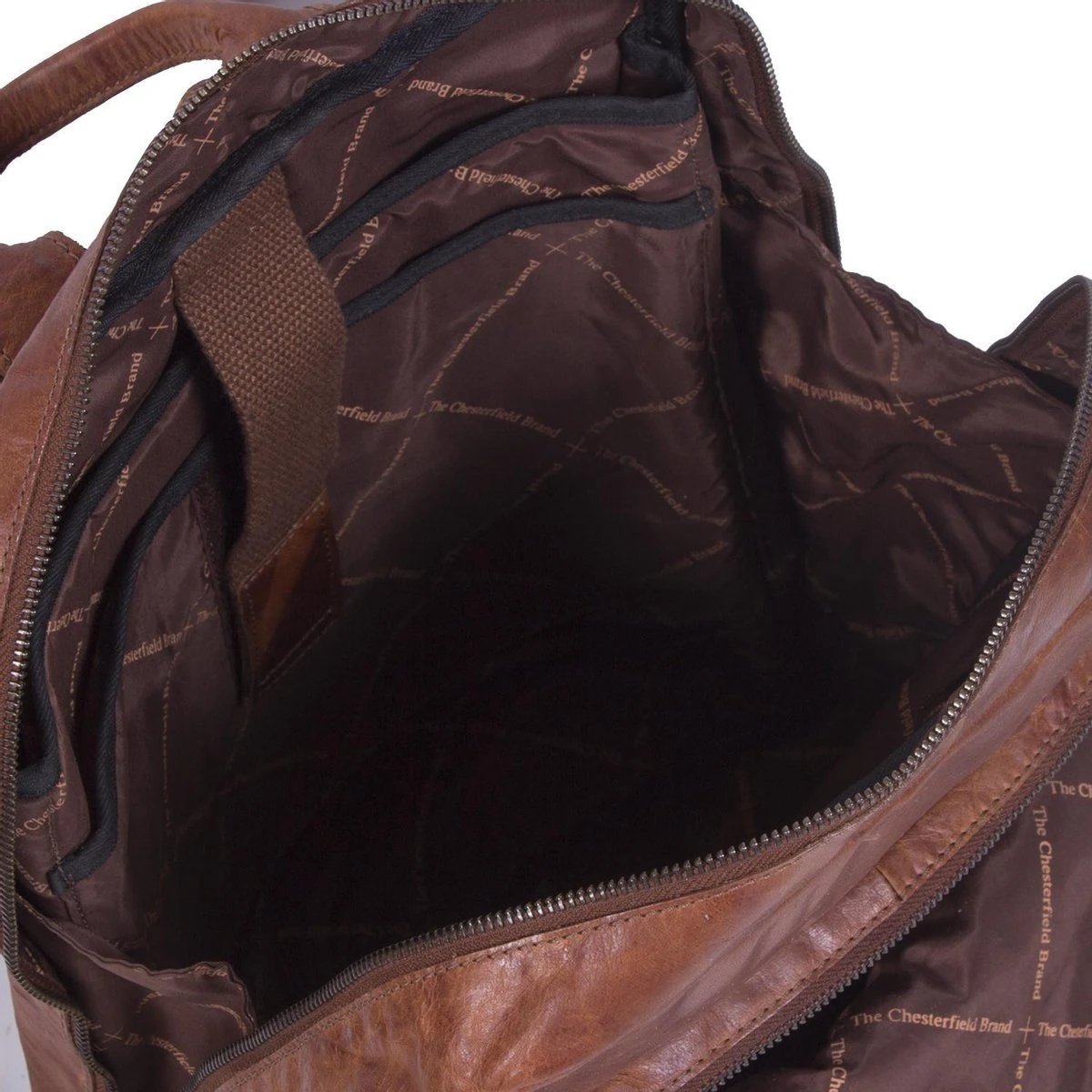 Chesterfield - 15,4 Inch Laptop Rugzak - Mack - Cognac 14 Chesterfield - 15,4 Inch Laptop Rugzak - Mack - Cognac - Afbeelding 14