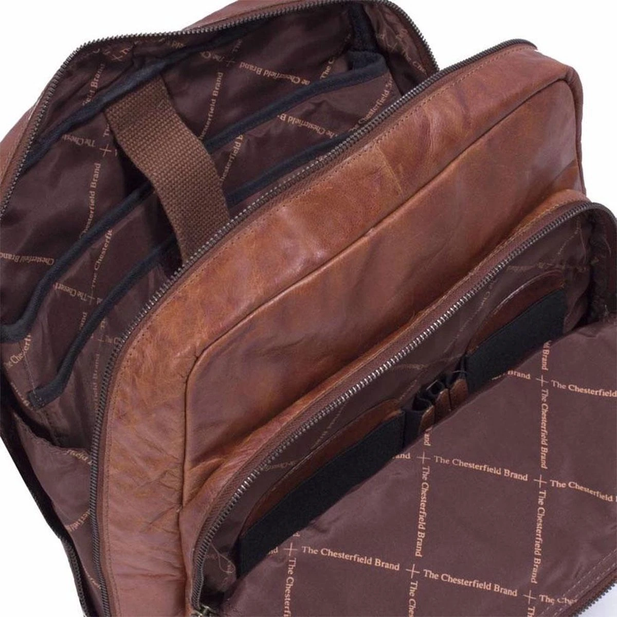 Chesterfield - 15,4 Inch Laptop Rugzak - Mack - Cognac 20 Chesterfield - 15,4 Inch Laptop Rugzak - Mack - Cognac - Afbeelding 20