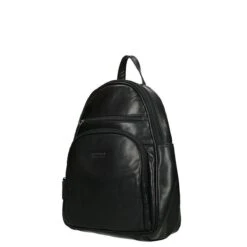 Old West Leren Dames Rugzak San Antonio M - Zwart -Kofferland Goedkope Winkel 1200x1200 910