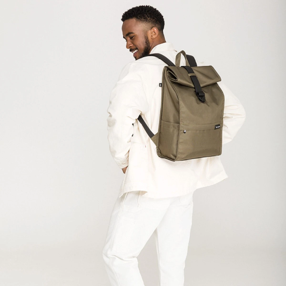 Bold Banana - Laptoprugzak Roll Top - Green Knight 4 Bold Banana - Laptoprugzak Roll Top - Green Knight - Afbeelding 4