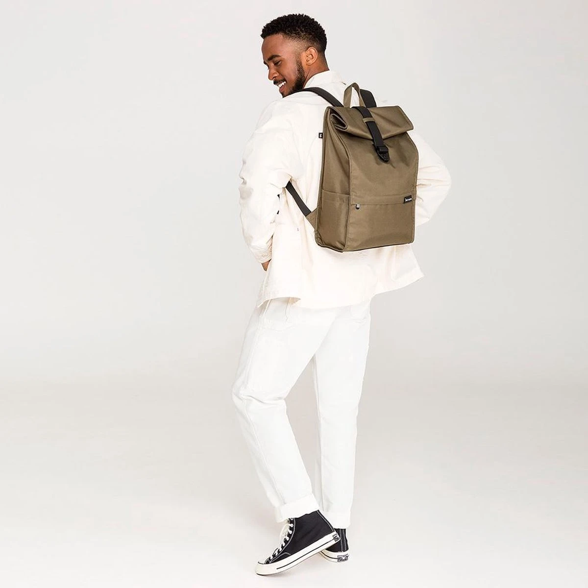 Bold Banana - Laptoprugzak Roll Top - Green Knight 12 Bold Banana - Laptoprugzak Roll Top - Green Knight - Afbeelding 12