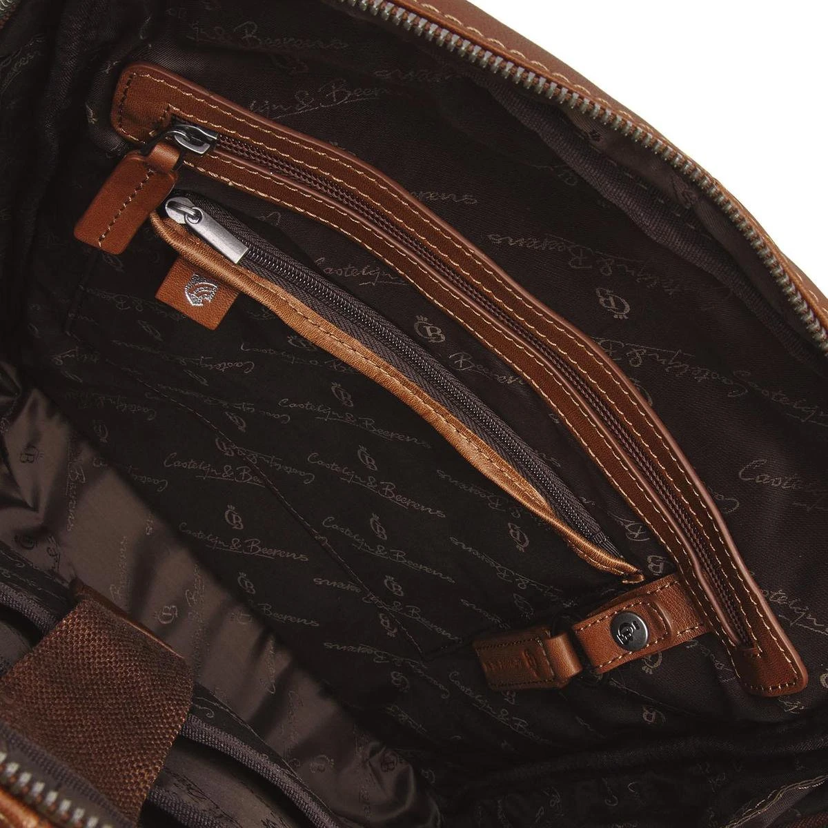 Castelijn & Beerens - Firenze Laptoprugzak 15,6 + Tablet RFID | Lichtbruin - 11 Castelijn & Beerens - Firenze Laptoprugzak 15,6 + Tablet RFID | Lichtbruin - - Afbeelding 11