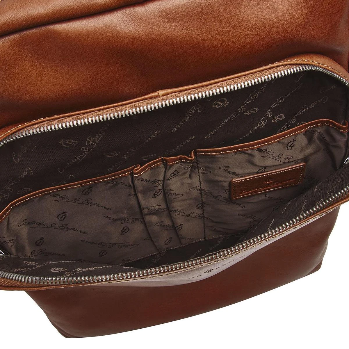 Castelijn & Beerens - Firenze Laptoprugzak 15,6 + Tablet RFID | Lichtbruin - 14 Castelijn & Beerens - Firenze Laptoprugzak 15,6 + Tablet RFID | Lichtbruin - - Afbeelding 14