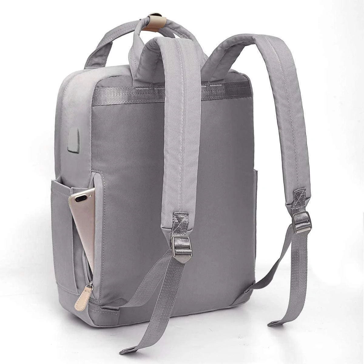 Merkloos Veran Rugtas - Rugzak - 30 Liter - 15,6" Laptopvak - Boekentas - Vintage - Heren - Dames - Laptop - School - Boekentas - Grijs 2 Merkloos Veran Rugtas - Rugzak - 30 Liter - 15,6" Laptopvak - Boekentas - Vintage - Heren - Dames - Laptop - School - Boekentas - Grijs - Afbeelding 2