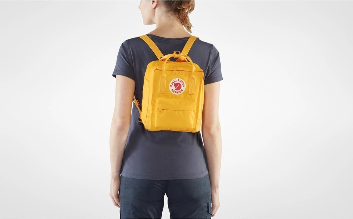 Fjallraven Fjällräven Kånken Mini Unisex Rugzak - Arctic Green 2 Fjallraven Fjällräven Kånken Mini Unisex Rugzak - Arctic Green - Afbeelding 2