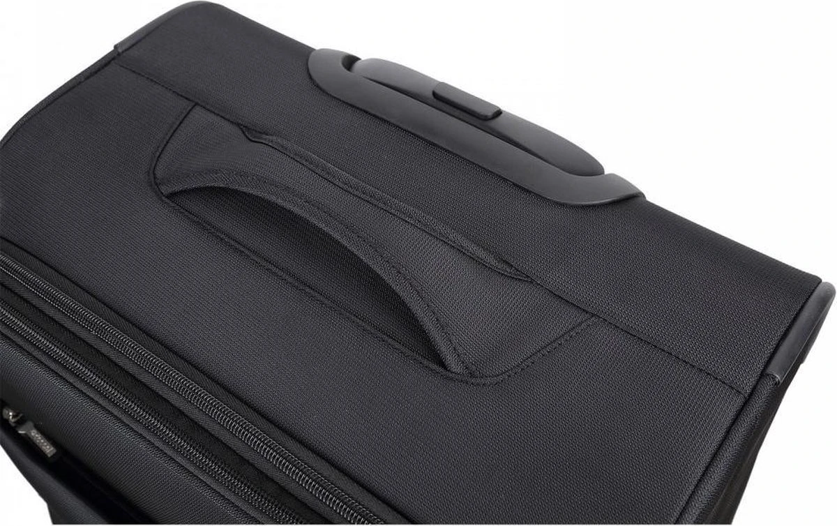 Decent D-Upright Large Koffer - 76 Cm Expandable - TSA Slot - Zwart 5 Decent D-Upright Large Koffer - 76 Cm Expandable - TSA Slot - Zwart - Afbeelding 5