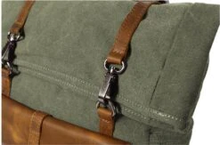 MORGNTAU - Ukiyo - Rugzak - Backpack - Groen - Canvas - Leer -Kofferland Goedkope Winkel 1200x794 1