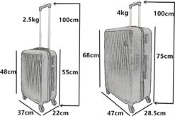 SB - Travelbags Kofferset - 2 Delige -Zwart - 75cm/55cm -Kofferland Goedkope Winkel 1200x797 1