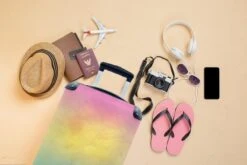 Koffer - Meisje - Regenboog - Trap - Wolken - Kinderen - Koffer Meisje - 35x55x20 Cm - Handbagage - Trolley - Reiskoffer 12 Koffer - Meisje - Regenboog - Trap - Wolken - Kinderen - Koffer Meisje - 35x55x20 Cm - Handbagage - Trolley - Reiskoffer -Kofferland Goedkope Winkel 1200x800 21