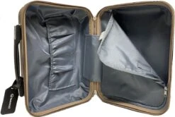 Benzi Barra - Set Van Handbagage Koffer + Beautycase - Champagne -Kofferland Goedkope Winkel 1200x807