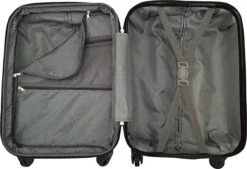 SB Travelbags 'Expandable' Bagage Koffer 65cm- Donker Grijs -Kofferland Goedkope Winkel 1200x823