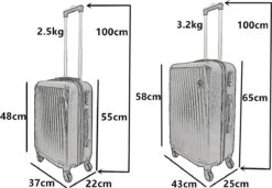 SB Travelbags Kofferset - 2 Delige -Zwart - 65cm/55cm 14 SB Travelbags Kofferset - 2 Delige -Zwart - 65cm/55cm -Kofferland Goedkope Winkel 1200x831 5
