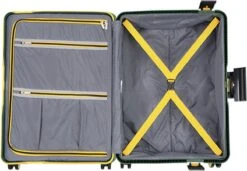 CarryOn Steward Kofferset - 2-delige TSA Trolleyset Met Kliksloten - Dubbele Wielen - Groen -Kofferland Goedkope Winkel 1200x831 7