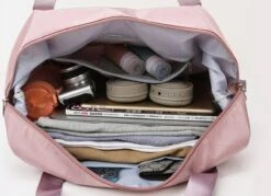 Merkloos Opvouwbare Handbagage Reistas – Opvouwbaar Tot 28 X 18 Cm – Lichtgroen -Kofferland Goedkope Winkel 1200x871 1