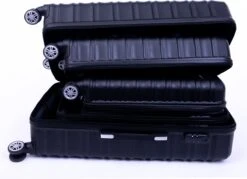 Tobeyz - Kofferset - 3-delig Zwart Handbagage - Verrijdbaar Op 4 Wielen - Stevig ABS - Lichtgewicht, Trolley 9 Tobeyz - Kofferset - 3-delig Zwart Handbagage - Verrijdbaar Op 4 Wielen - Stevig ABS - Lichtgewicht, Trolley -Kofferland Goedkope Winkel 1200x872 3