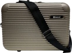 Benzi Barra - Set Van Handbagage Koffer + Beautycase - Champagne -Kofferland Goedkope Winkel 1200x885