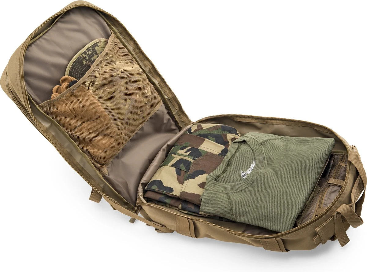 Defcon5 Tactical Backpack 35l Leger Rugzak - Zwart 5 Defcon5 Tactical Backpack 35l Leger Rugzak - Zwart - Afbeelding 5