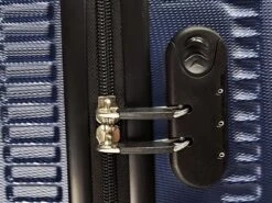 SB Travelbags Handbagage Koffer 55cm 4 Wielen Trolley - Blauw -Kofferland Goedkope Winkel 1200x898