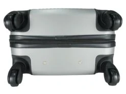 Handbagage Koffer 51cm 4 Wielen Trolley - Zilver -Kofferland Goedkope Winkel 1200x899