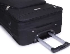Decent Basic-Line Handbagage Trolley 53 Cm - Zwart -Kofferland Goedkope Winkel 1200x925