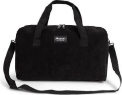 Norländer Vintage Rib Weekendtas Zwart -Kofferland Goedkope Winkel 1200x933 2