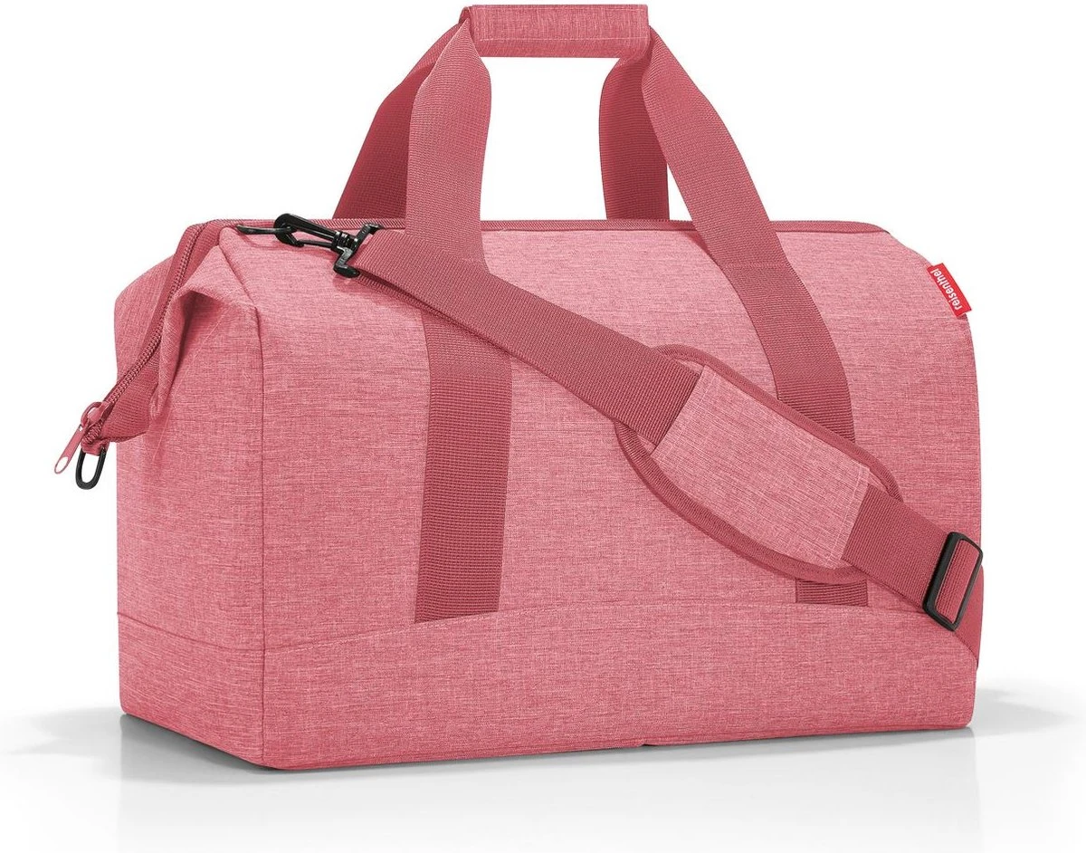 Reisenthel Allrounder L Reistas Sporttas - 30L - Twist Berry Roze 2 Reisenthel Allrounder L Reistas Sporttas - 30L - Twist Berry Roze - Afbeelding 2