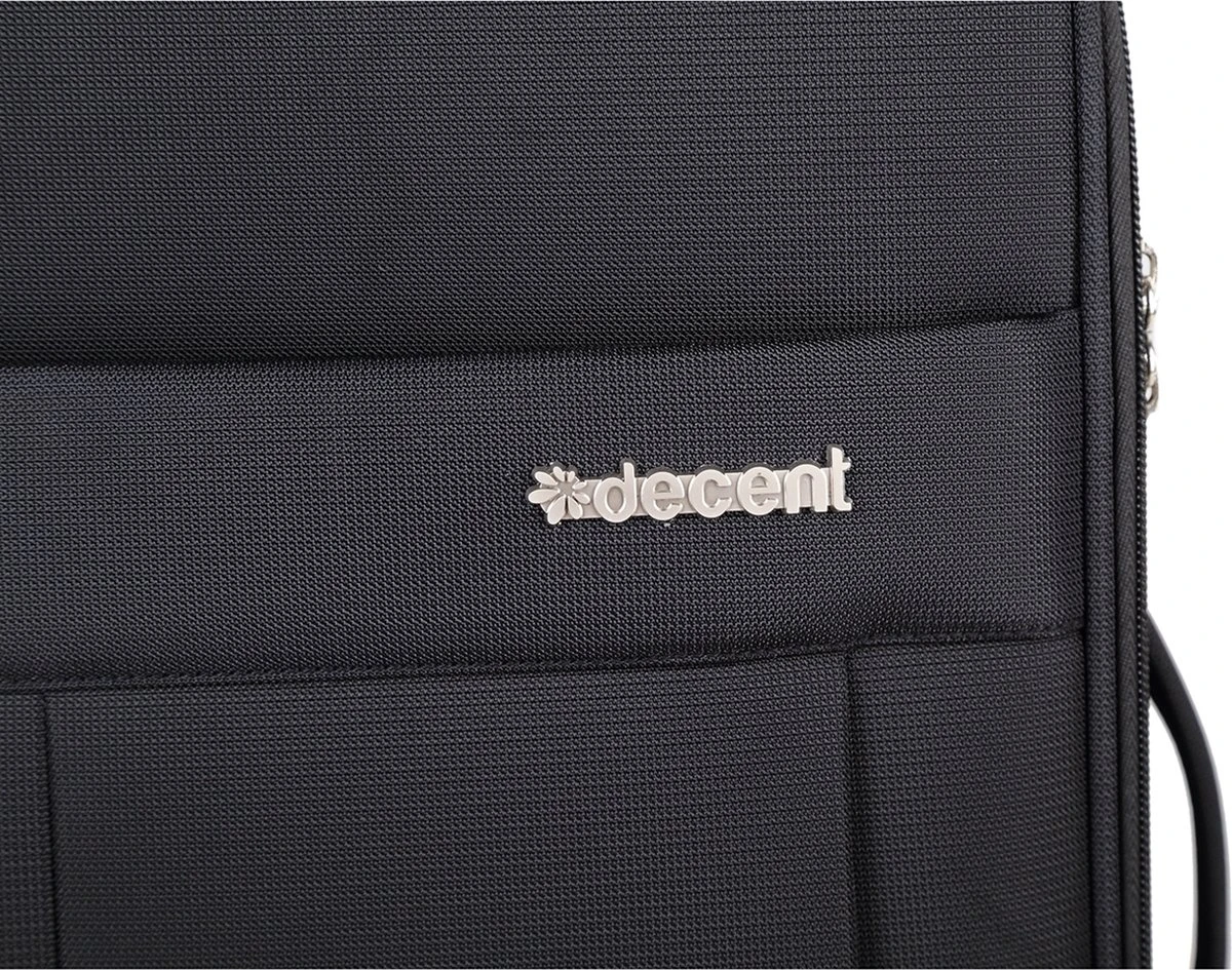 Decent D-Upright Large Koffer - 76 Cm Expandable - TSA Slot - Zwart 11 Decent D-Upright Large Koffer - 76 Cm Expandable - TSA Slot - Zwart - Afbeelding 11