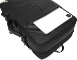 HEANVER Travel Elite - Reistas Handbagage - Weekendtas - 17inch Laptop Rugzak - Backpack Waterafstotend - 30L / 60 Liter Tas - Zwart / Antraciet -Kofferland Goedkope Winkel 1200x948 1