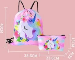 Unicorn Gymtas + Etui - Sporttas Met Rijgkoord - Bloemetjes - 4-12 Jaar 12 Unicorn Gymtas + Etui - Sporttas Met Rijgkoord - Bloemetjes - 4-12 Jaar -Kofferland Goedkope Winkel 1200x967