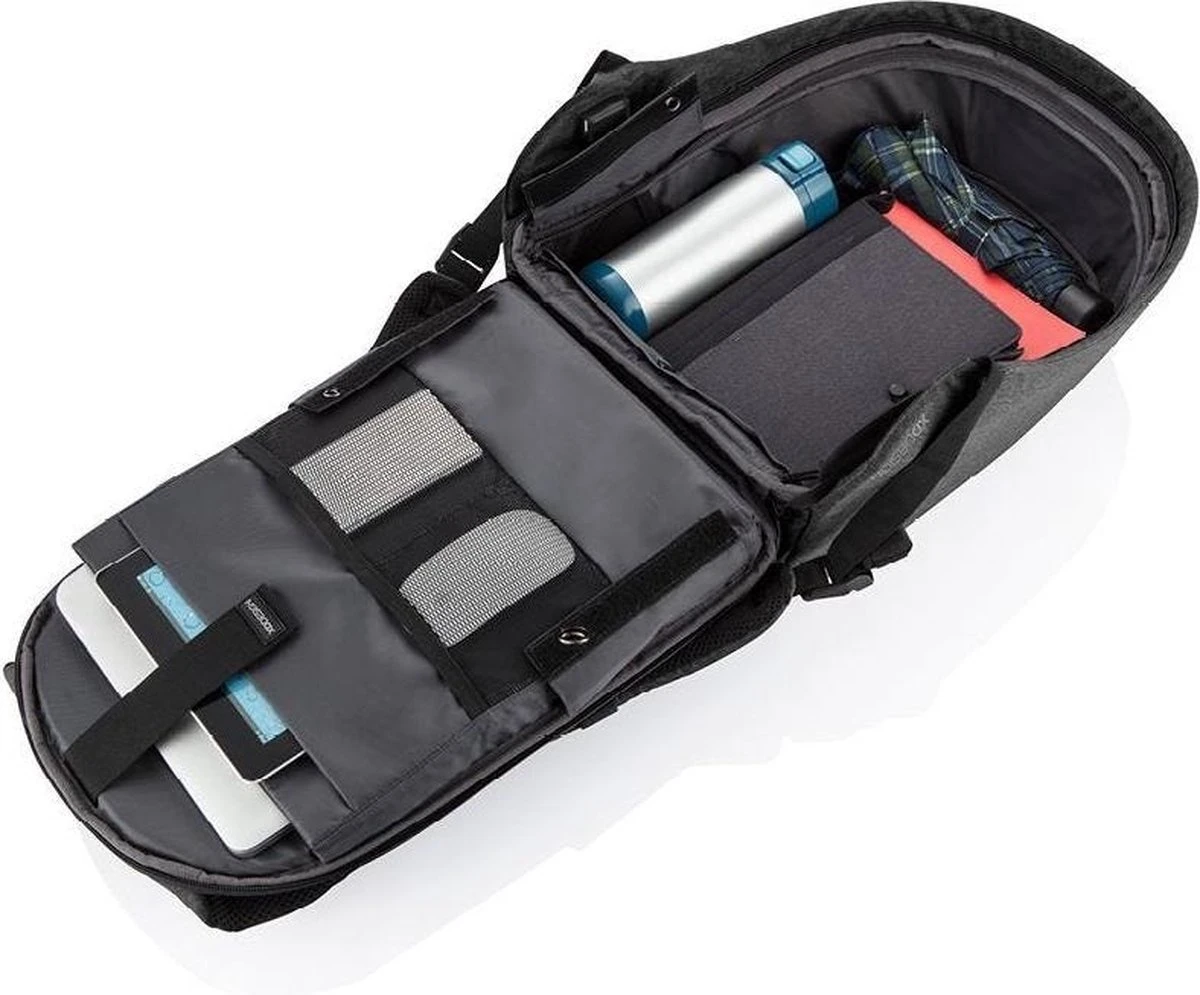 XD Design Bobby Hero Small - Anti-Diefstal Rugzak 11.5 Liter - Zwart 16 XD Design Bobby Hero Small - Anti-Diefstal Rugzak 11.5 Liter - Zwart - Afbeelding 16