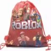 Merkloos Roblox Rugtas - Tas - Rugzak - Gymtas - Kinderrugzak - 35cm X 28cm - Lego - Rood - Roblox - Rugzak - Roblox Trekkoord Rugtas - Roblox Gymtas