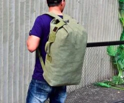 MIRO Luxe Rugzak Rugtas Backpack Grote Capaciteit Met Zip 50 Liter + Kaki/Groen -Kofferland Goedkope Winkel 1200x999 1