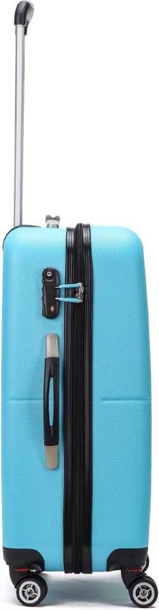 Decent Neon-Fix 2.0 Medium Koffer 66 Cm - 65 Liter - Blauw 2 Decent Neon-Fix 2.0 Medium Koffer 66 Cm - 65 Liter - Blauw - Afbeelding 2