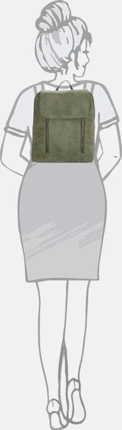 Enrico Benetti Nouméa 66434 Damesrugtas - Olijf Groen -Kofferland Goedkope Winkel 343x1200 1