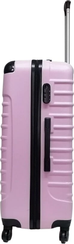 Castillo Quadrant 2 Delige ABS Kofferset (XL+S) - Soft Pink -Kofferland Goedkope Winkel 364x1200 1