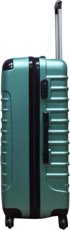 Castillo Quadrant 2 Delige ABS Kofferset (XL + S) - Lichtgroen -Kofferland Goedkope Winkel 369x1200