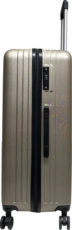 Royalty Rolls Amsterdam XL Reiskoffer 78 Cm - 98 Liter - Champagne -Kofferland Goedkope Winkel 376x1200 1