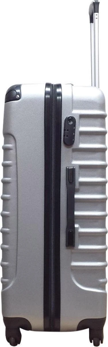 Castillo Quadrant 2 Delige ABS Kofferset (XL + S) - Zilver 5 Castillo Quadrant 2 Delige ABS Kofferset (XL + S) - Zilver - Afbeelding 5