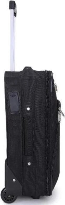 Decent Basic-Line Handbagage Trolley 53 Cm - Zwart -Kofferland Goedkope Winkel 382x1200