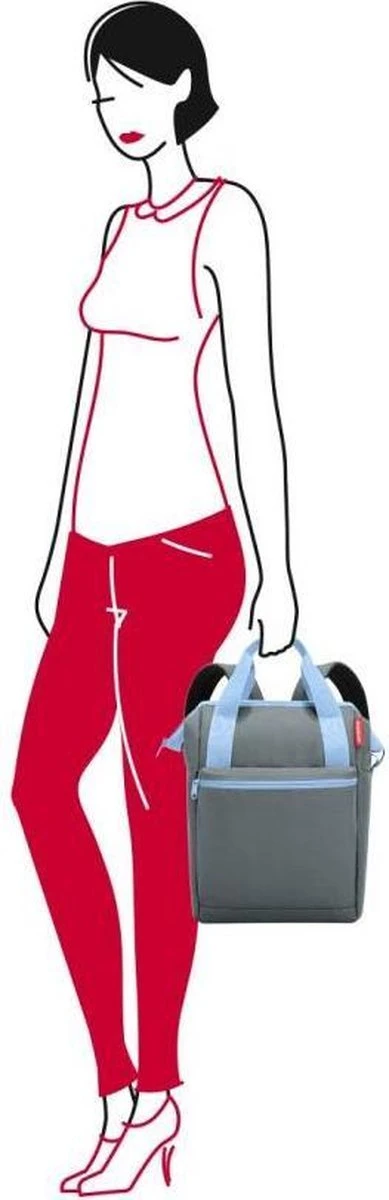 Reisenthel Allrounder R Schouder/ Rugtas - Maat R - 12L - Dots Zwart 10 Reisenthel Allrounder R Schouder/ Rugtas - Maat R - 12L - Dots Zwart - Afbeelding 10