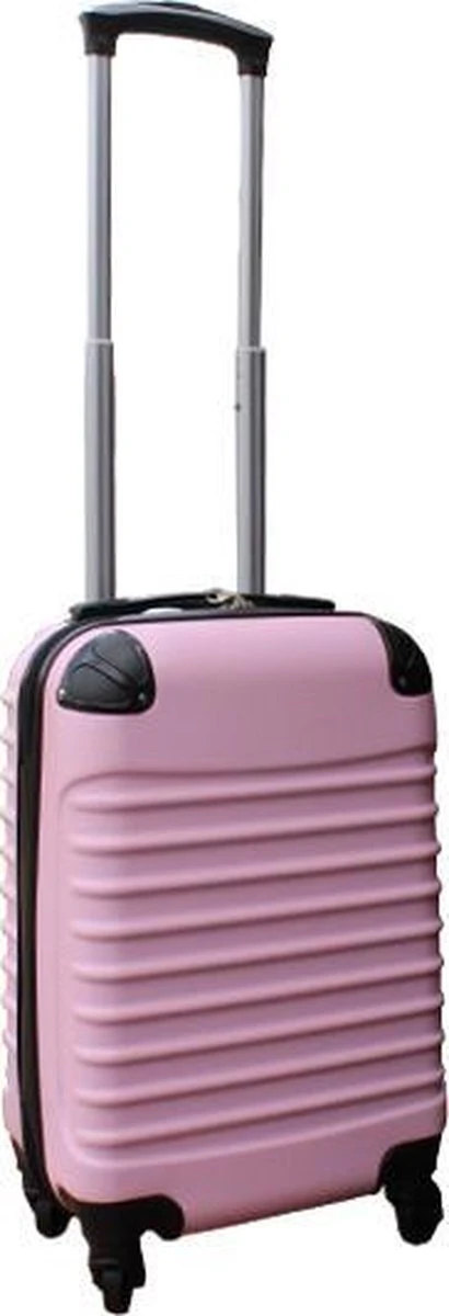 Travelerz Lichtgewicht ABS Reiskoffer Met Cijferslot Licht Roze 27 Liter 1 Travelerz Lichtgewicht ABS Reiskoffer Met Cijferslot Licht Roze 27 Liter