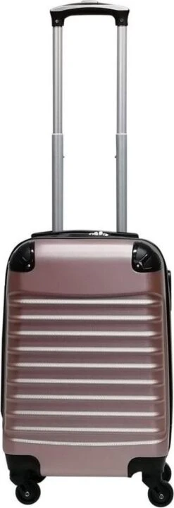 Castillo Quadrant 2 Delige ABS Kofferset (XL + S) - Rosé Gold -Kofferland Goedkope Winkel 411x1200